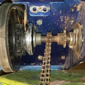 Speedway Scarab drive axle installed