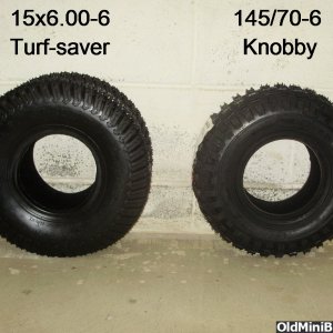 Tractor Supply DB30 tires side view