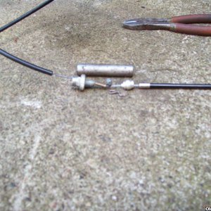Litening Trike throttle cable