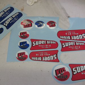super bronc stickers