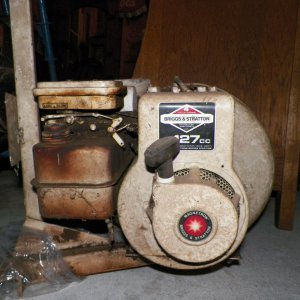 127cc motor from Granddaddy's lawn vacuum