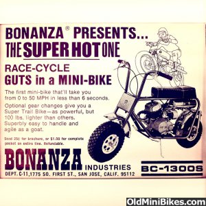 Bonanza BC-1300S Advertisement