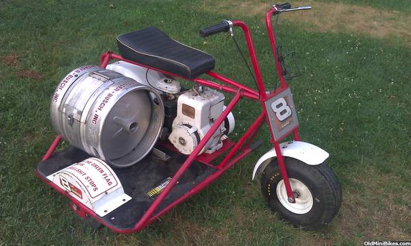 My first Mini Bike project.sidecar to come OldMiniBikes