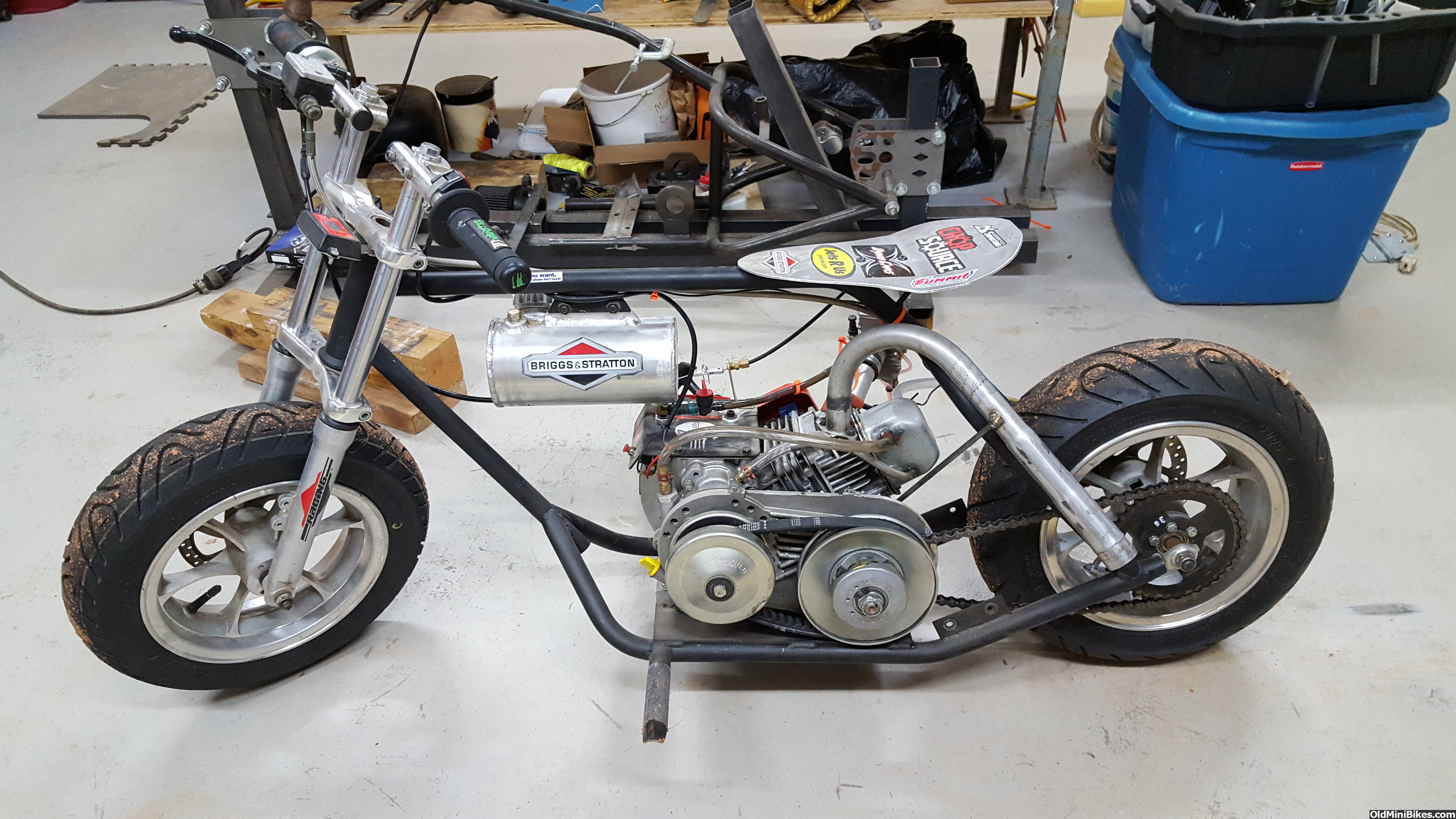 mini bike drag wheels