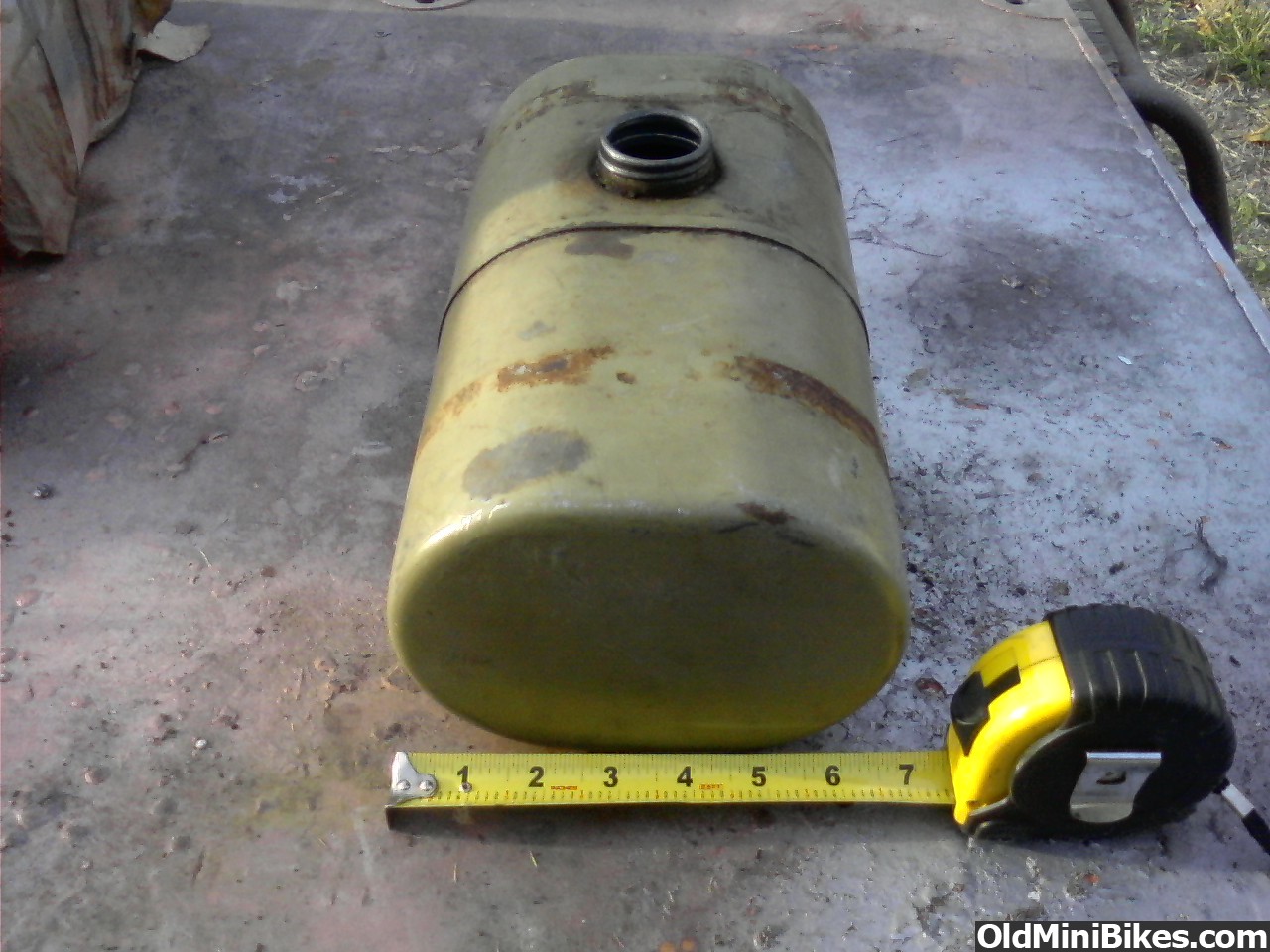 Used gas tanks. Oval and round