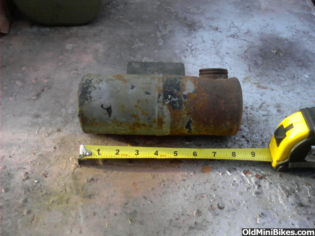 Used gas tanks. Oval and round