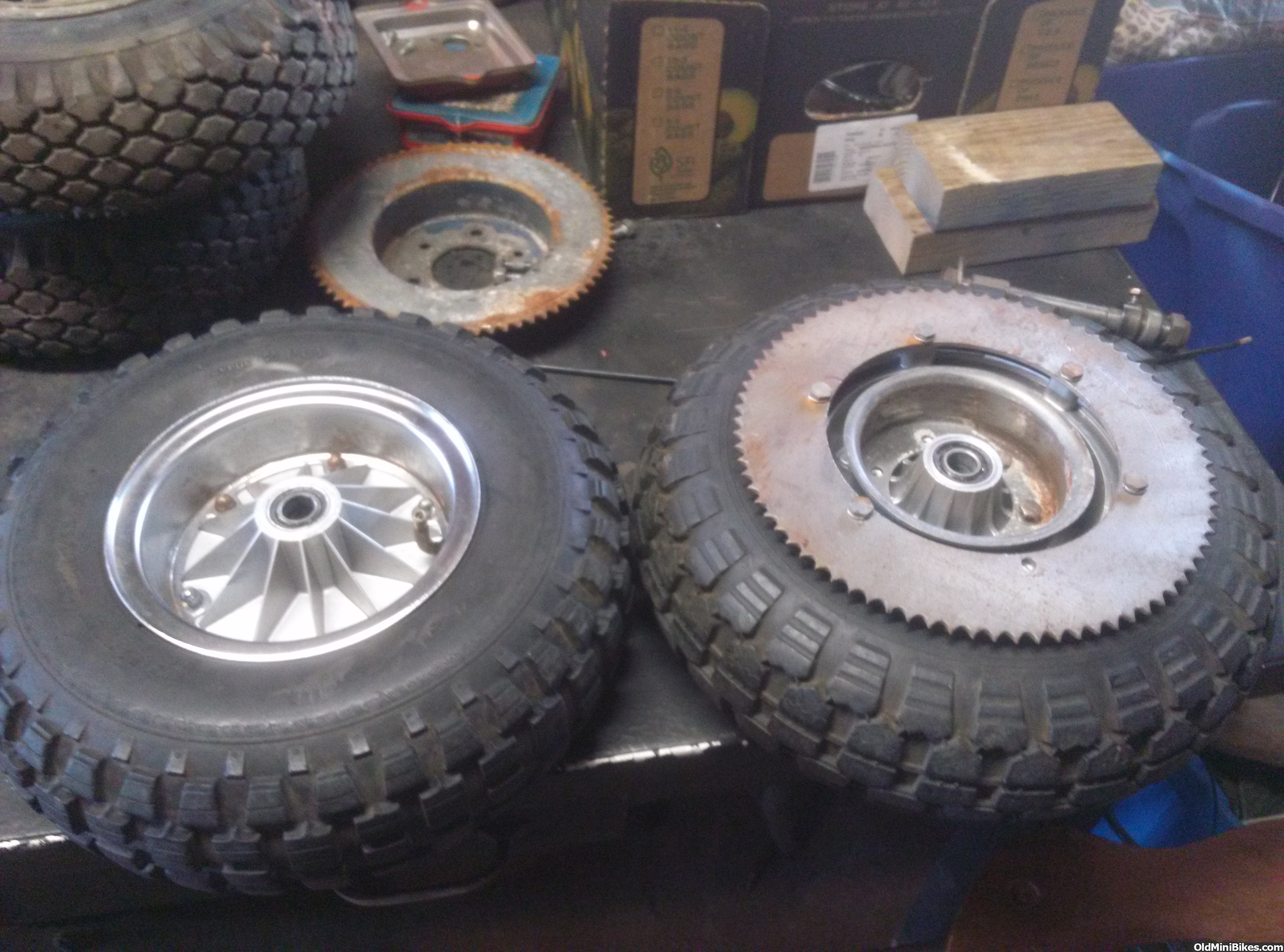 mini bike tires and rims