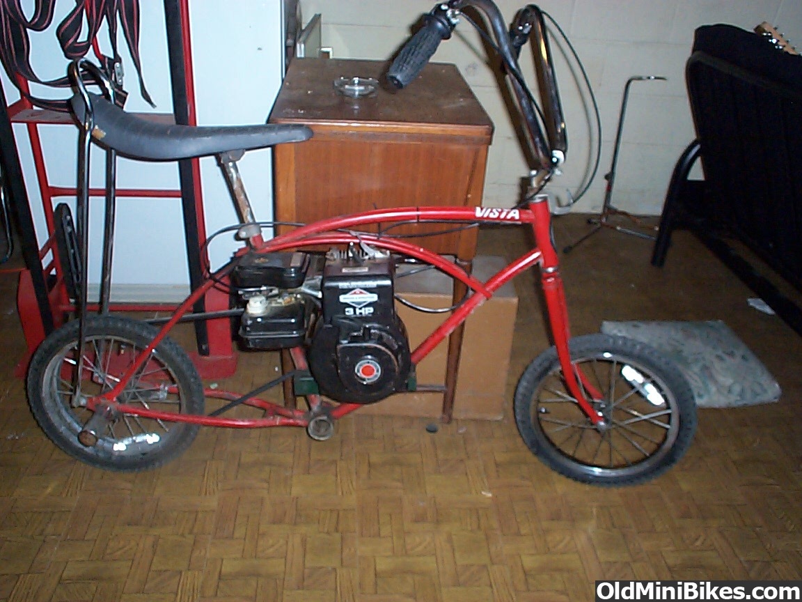 a bike with a small engine