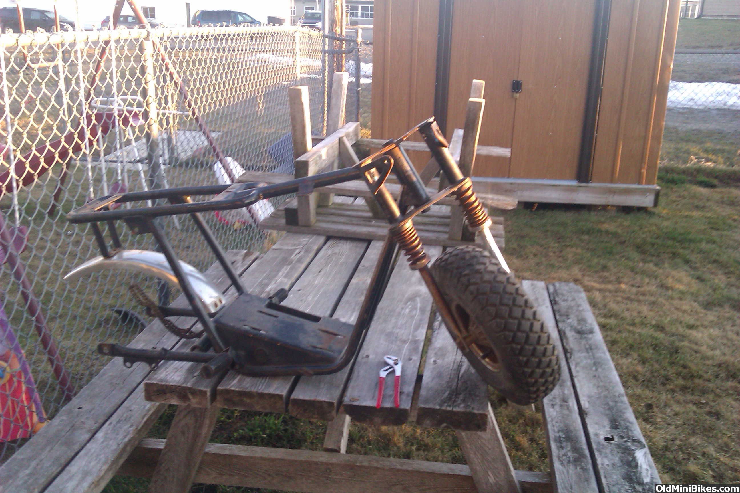 Custom Mini Snow Bike build