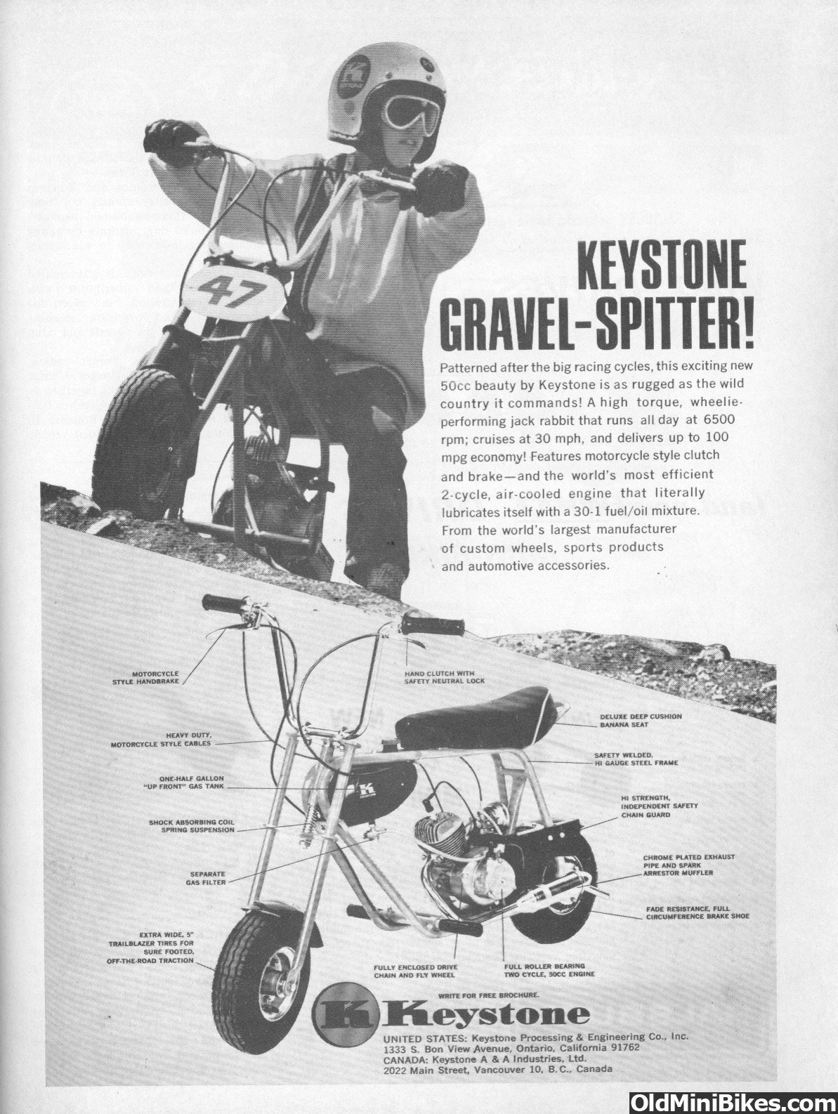 vintage mini bikes on ebay