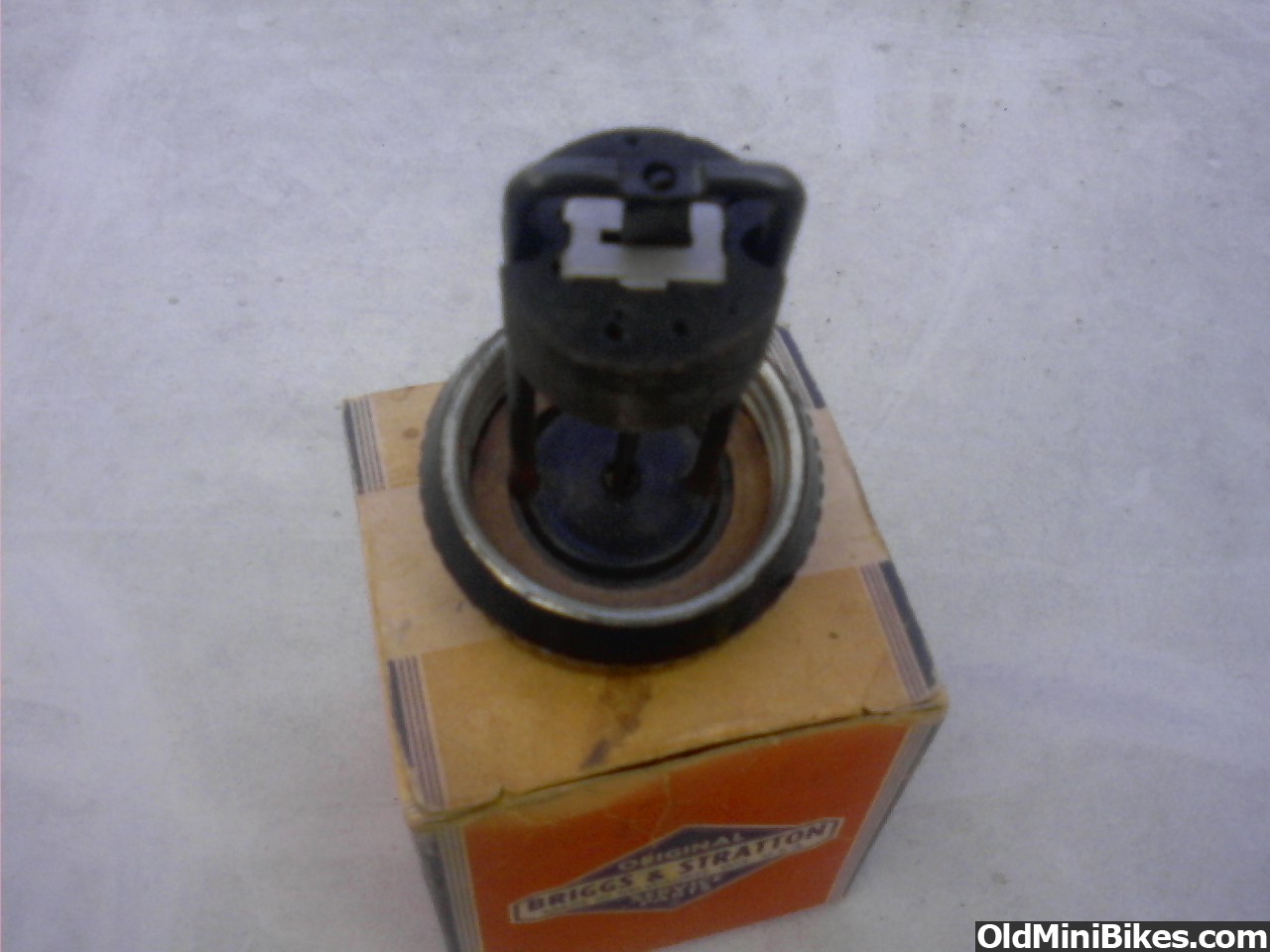 NOS Vintage Briggs fuel gauge small depth