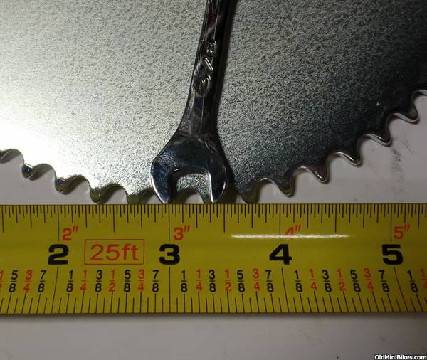 Go Kart Chain Size Chart