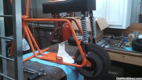 Mini bike frame with suspension online