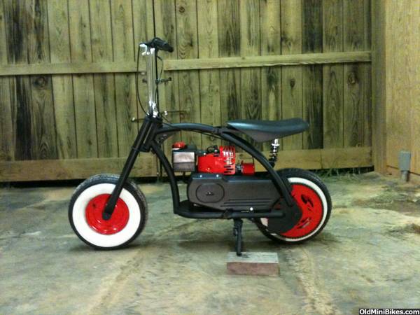 mini bike with ape hangers