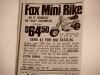 fox mini bike specs