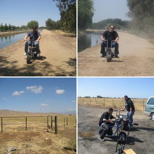 fresno mini bike ride and bar-b-que