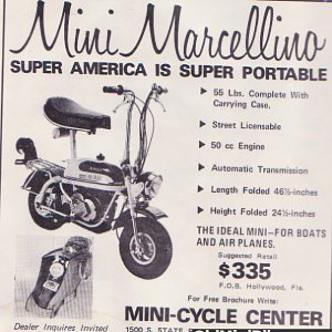 Minibike Advertisments