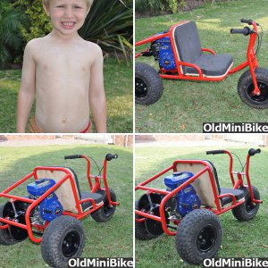 William's Christmas in July Trike