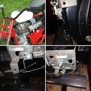 OHH195 Tecumseh throttle/governor linkage set-up