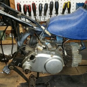dunno what brand of minibike