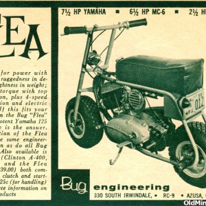 Bug Flea Ad 1961 Rod & Custom Mag