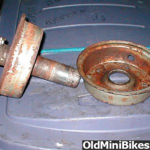 72 Cat Rear wheel assembly