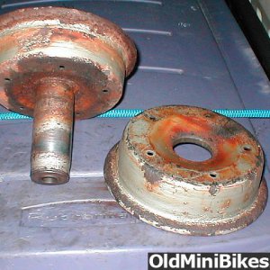 72 Cat Rear wheel assembly