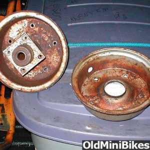 72 Cat Rear wheel assembly