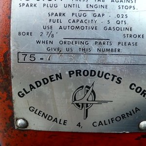 gladden 75 engine
