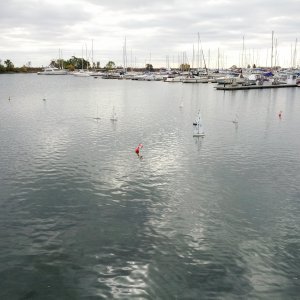 RC sailboat racing
