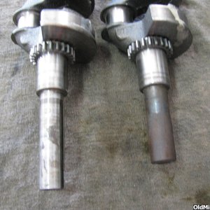 early HS40 crankshafts (standard and long version)