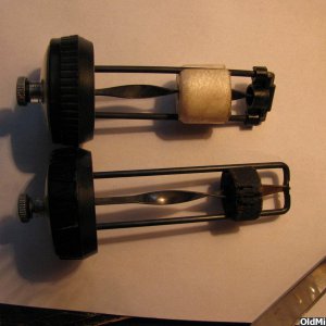 repro bonanza style vented gas gauge cap (left, OG on the right)