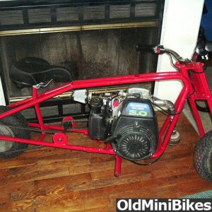 New and Improved Little Red mini bike