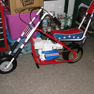 My Restored 1971 Manco Stars And Stripes Mini Bike