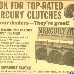 Mercury Clutch 6/68