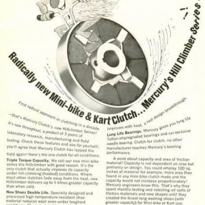 Mercury Hill Climber Clutch Ad