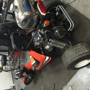 Rear shot engine in.