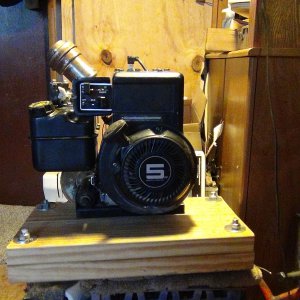 Mounting Board for small engine runnability testing