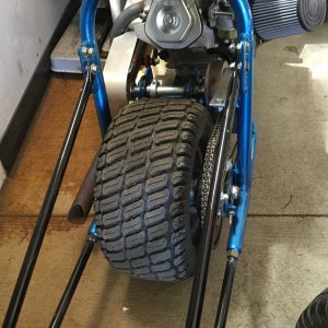 Blue BB 460cc Dragster