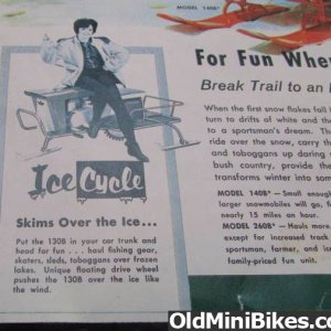 1964 Fox Ice Cycle Model 130B