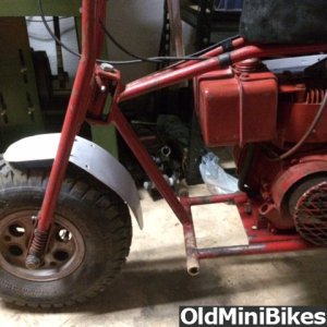 Unknown minibike w/ Lauson Tecumseh 3.5hp