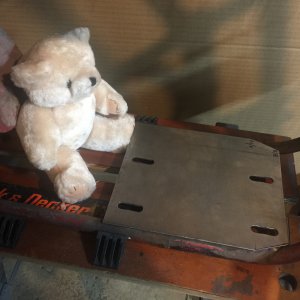 Motor mount plate-5hp LiL Indian