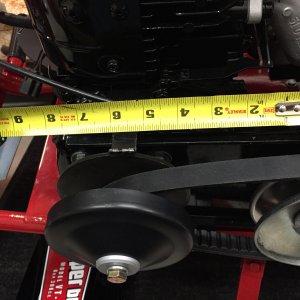 Bronc torque converter tab measurements