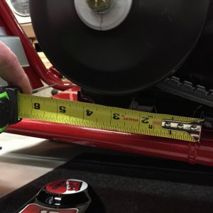 Bronc torque converter tab measurements