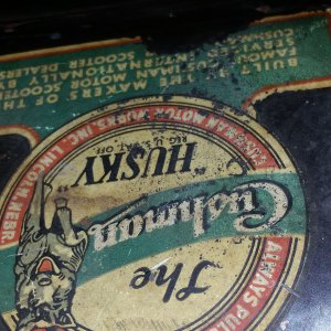 Logo on engine shroud
