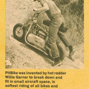 Garner Pit Bike 1968 Powell