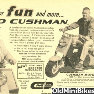 Cushman Ad 1960