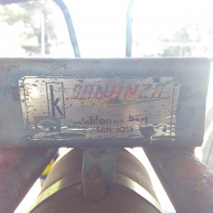Early California Kart sticker