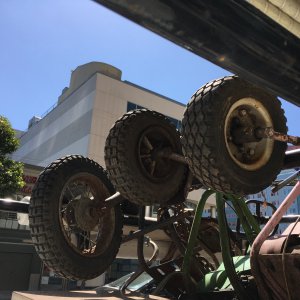 Truck full of mini bikes