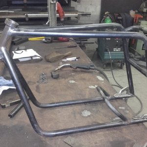 Welded some more to the frame.